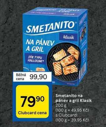 Tesco Smetanito na pánev a gril klasik 200 g nabídka