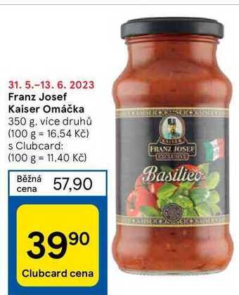 Tesco Franz josef kaiser omáčka 350 g nabídka