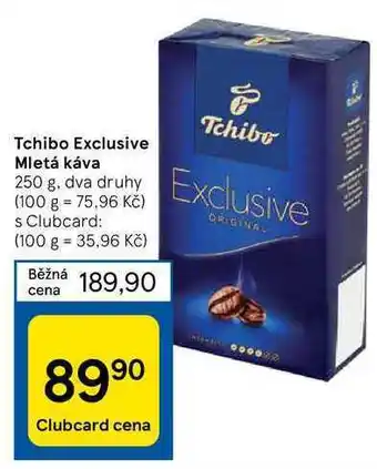 Tchibo exclusive mletá káva 250 g