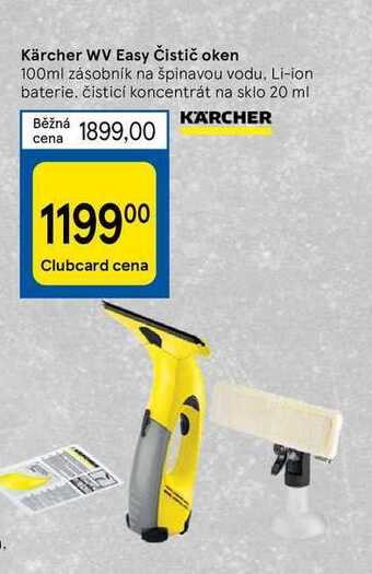 Tesco Kärcher wv easy čistič oken 100ml nabídka