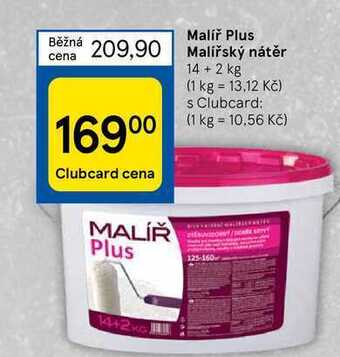 Tesco Malíř plus malířský nátěr 14 + 2 kg nabídka