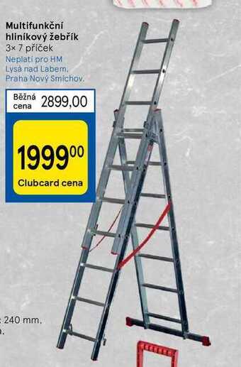 Tesco Multifunkční hliníkový žebřík nabídka