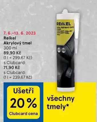 Tesco Reikel akrylový tmel 300 ml nabídka