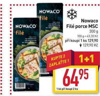 Billa Nowaco filé porce msc 300 g nabídka