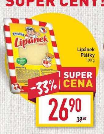 Billa Lipánek plátky 100 g nabídka