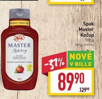 Billa Spak master kečup 900 g nabídka
