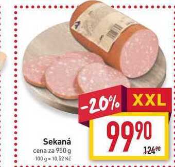 Billa Sekaná cena za 950 g nabídka