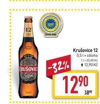 Billa Krušovice 12 0,5l nabídka