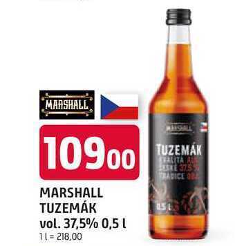 Trefa Marshall tuzemák vol. 37,5% 0,5 l nabídka