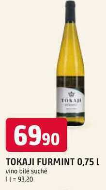 Tokaji furmint 0,75 l vino bilé suché