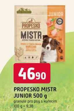 Trefa Propesko mistr junior 500 g granule pro psy nabídka