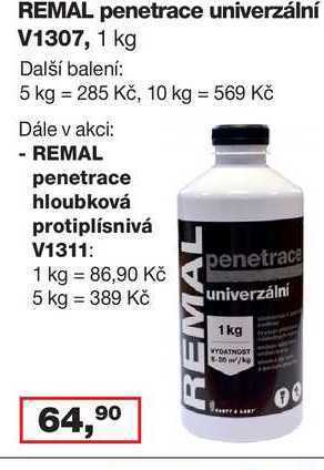 Barvy a laky drogerie Remal penetrace univerzální v1307, 1 kg nabídka