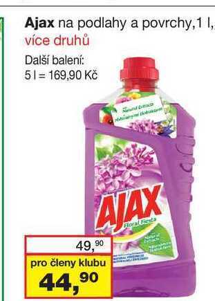 Barvy a laky drogerie Ajax na podlahy a povrchy 1l nabídka