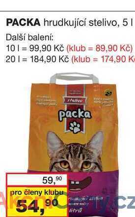 Barvy a laky drogerie Packa hrudkující stelivo, 5l nabídka