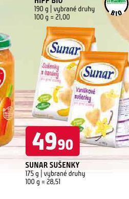 Terno Sunar sušenky nabídka
