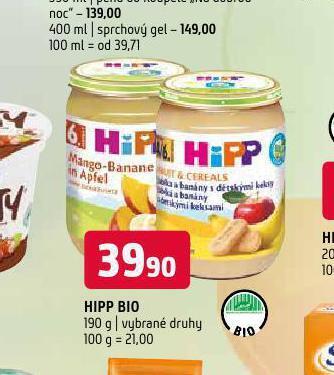Terno Hipp bio nabídka