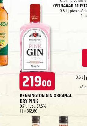 Terno Kensington gin original dry pink nabídka