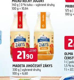 Terno Madeta jihočeský zákys nabídka