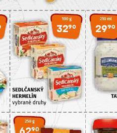 Terno Sedlčanský hermelín nabídka