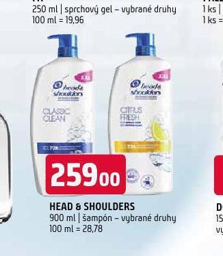 Terno Head&shoulders šampon nabídka
