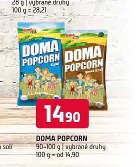Terno Doma popcorn nabídka