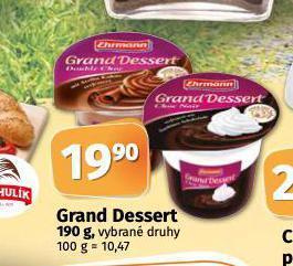 Coop Grand dessert nabídka