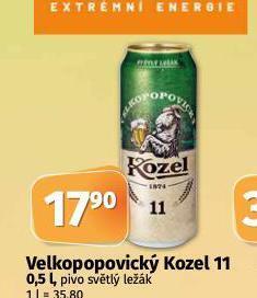 Coop Pivo velkopopovický kozel 11 nabídka