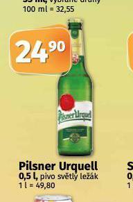 Coop Pivo pilsner urquell nabídka