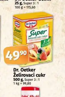 Dr. oetker cukr želírovací super 3:1