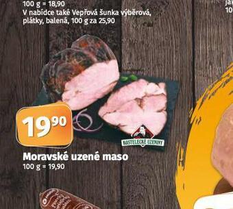 Coop Moravské uzené maso nabídka