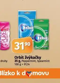 Coop Orbit žvýkačky nabídka