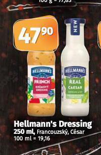 Coop Hellmann´s dressing nabídka