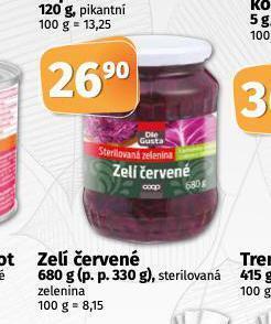 Zelí červené