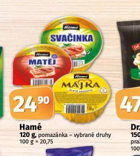 Coop Hamé pomazánka nabídka