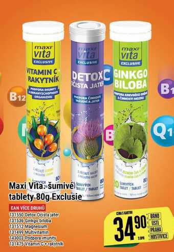 Tamda Foods Maxi vita šumivé tablety 80 g nabídka