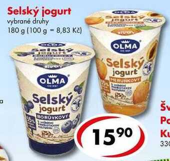 CBA Selský jogurt, 180 g nabídka