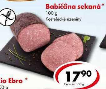 CBA Babiččina sekaná, 100 g nabídka