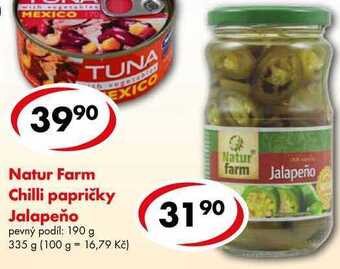 CBA Natur farm chilli papričky jalapeňo, 335 g nabídka