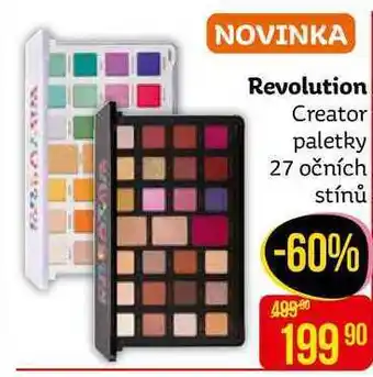 Teta Revolution creator paletky 27 očních stínů nabídka