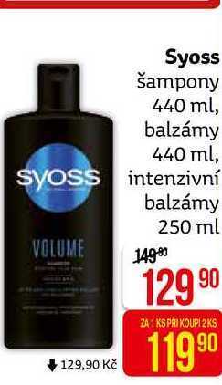 Teta Syoss šampon 440ml, vybrané druhy nabídka