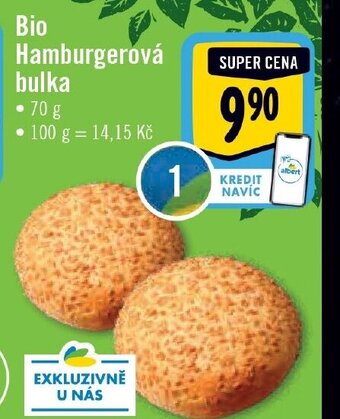 Albert Bio Hamburgerová bulka nabídka
