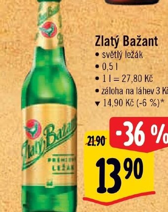 Albert Zlatý Bažant nabídka