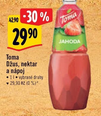Albert Toma Džus, nektar a nápoj nabídka