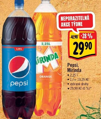 Albert Pepsi, Mirinda nabídka