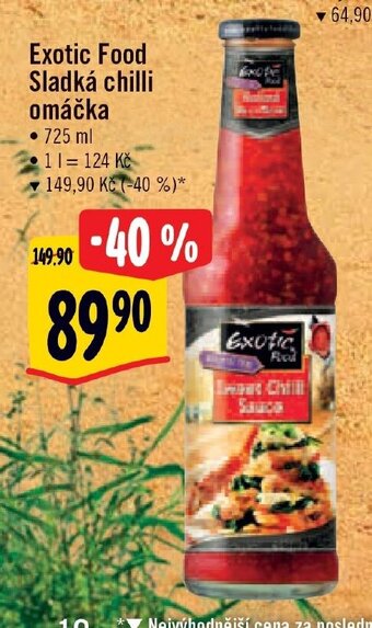 Albert Exotic Food Sladká chilli omáčka nabídka