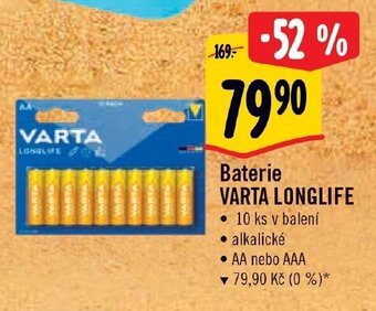 Albert Baterie VARTA LONGLIFE nabídka
