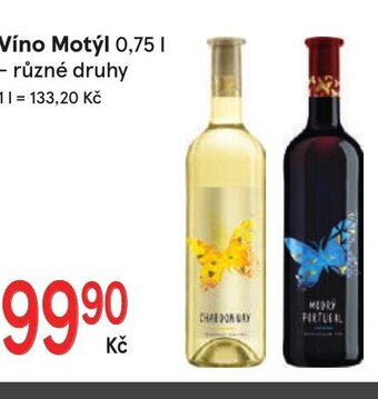 Víno Motýl 0,75 L
