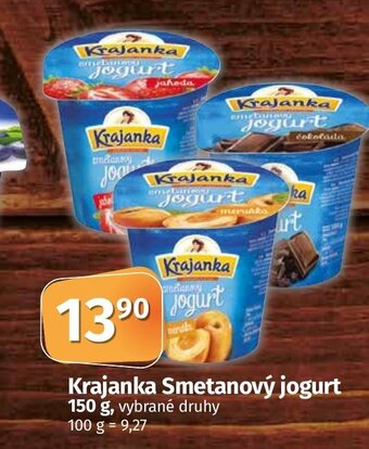 COOP TIP Krajanka Smetanový jogurt nabídka