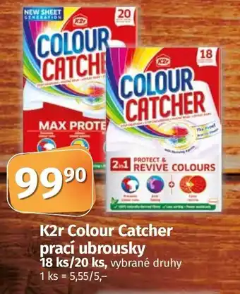 K2r Colour Catcher prací ubrousky