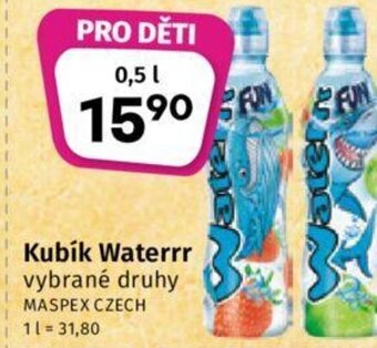 Coop Kubík Waterrr nabídka